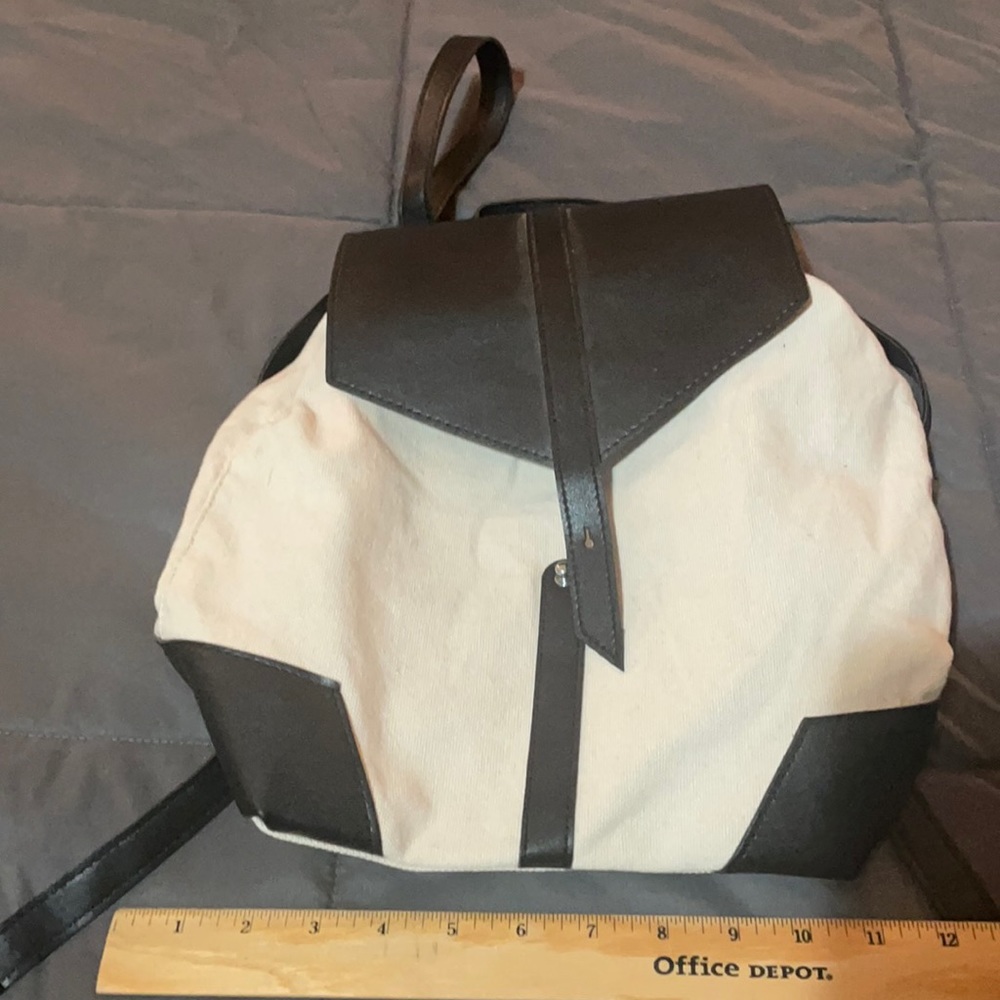 Deuce Lux canvas and leather backpack